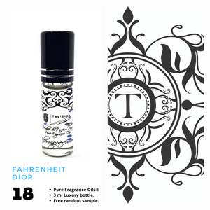 Fahrenheit | Fragrance Oil - Him - 18 - Talisman Perfume Oils®