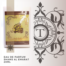 Load image into Gallery viewer, Shams Al Emarat - Eau de Parfum - 20ML - Talisman Perfume Oils®