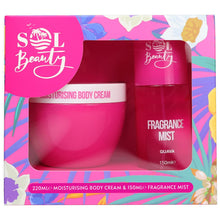 Load image into Gallery viewer, Sol Beauty Guava Mist &amp; Body Cream Set