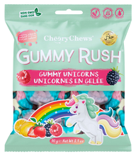 Charger l'image dans la galerie, Gummy Unicorns - Cheery Chews - Gummy Rush - 90g