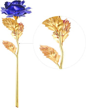 Load image into Gallery viewer, 24K Gold Roses | Blue
