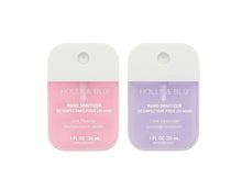 Load image into Gallery viewer, HOLLY &amp; BLU 2 x 30 ml ( Just Peachy &amp; Love Lavender ) Hand Sanitizer Set Includes 8 Charms