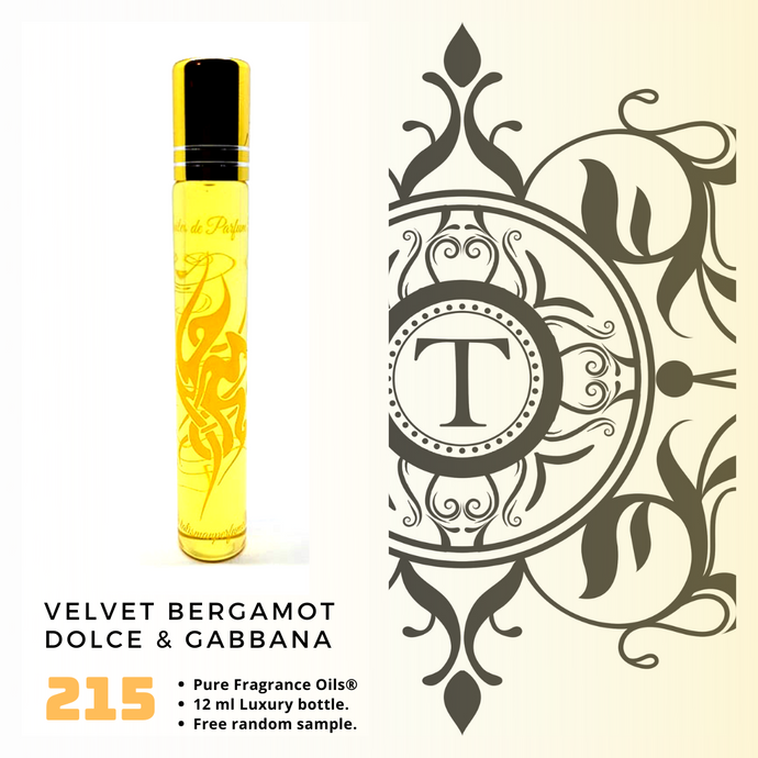 Velvet Bergamot | Fragrance Oil - Unisex - 215 - Talisman Perfume Oils®