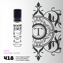 Load image into Gallery viewer, Chic - Celine Dion | Fragrance Oil - Her - 418 - Talisman Perfume Oils®
