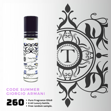 Load image into Gallery viewer, Code Summer | Fragrance Oil - Her - 260 - Talisman Perfume Oils®
