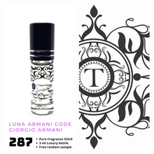 Load image into Gallery viewer, Luna Armani Code Inspired | Fragrance Oil - Her - 287 - Talisman Perfume Oils®