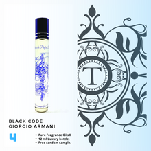 Load image into Gallery viewer, Black Code - Armani - Him - Talisman Perfume Oils®