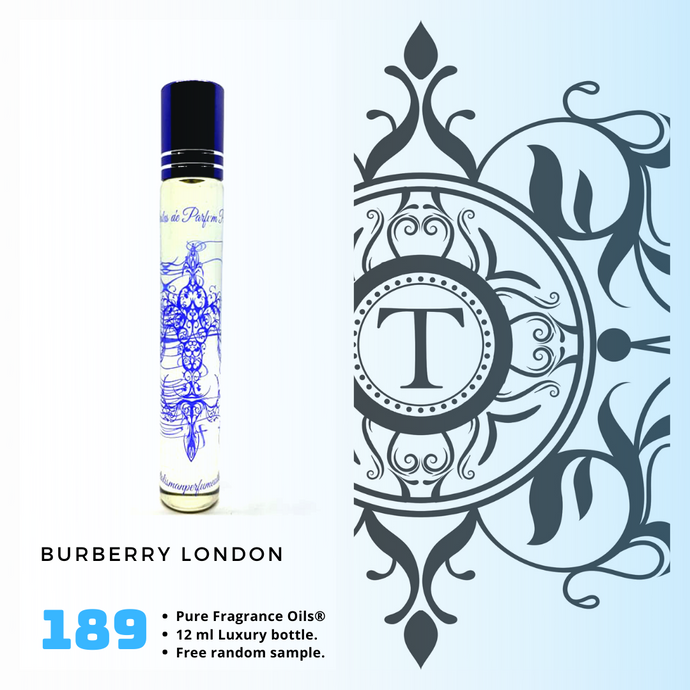 Burberry London Inspired | Fragrance Oil - Him - 189 - Talisman Perfume Oils®