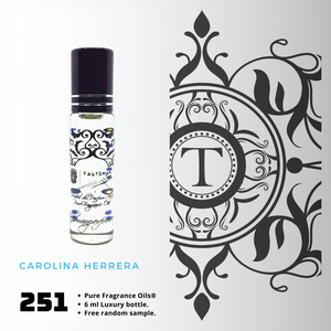 Carolina Herrera Inspired | Fragrance Oil - Him - 251 - Talisman Perfume Oils®