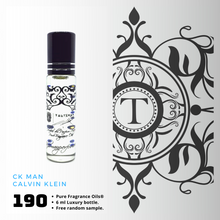 Load image into Gallery viewer, CK MAN Inspired | Fragrance Oil - Him - 190 - Talisman Perfume Oils®