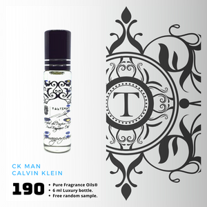 CK MAN Inspired | Fragrance Oil - Him - 190 - Talisman Perfume Oils®