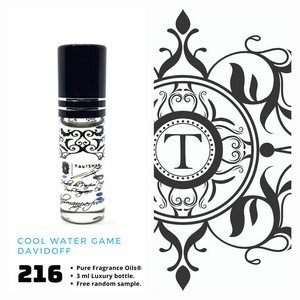 Cool Water Game | Fragrance Oil - Him - 216 - Talisman Perfume Oils®
