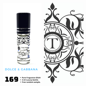 D&G Inspired | Fragrance Oil - Him - 169 - Talisman Perfume Oils®