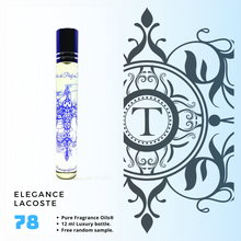 Load image into Gallery viewer, Elegance - Lacoste | Fragrance Oil - Him - 78 - Talisman Perfume Oils®