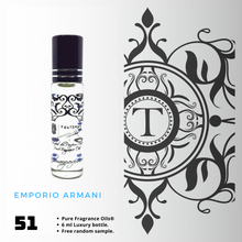 Load image into Gallery viewer, Emporio Armani Inspired | Fragrance Oil - Him - 51 - Talisman Perfume Oils®