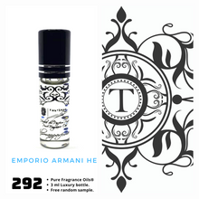 Load image into Gallery viewer, Emporio Armani HE Inspired | Fragrance Oil - Him - 292 - Talisman Perfume Oils®