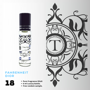 Fahrenheit | Fragrance Oil - Him - 18 - Talisman Perfume Oils®