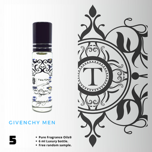 Givenchy Men Inspired | Fragrance Oil - Him - 5 - Talisman Perfume Oils®
