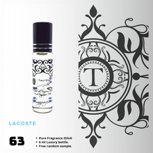 Load image into Gallery viewer, Lacoste | Fragrance Oil - Him - 63 - Talisman Perfume Oils®