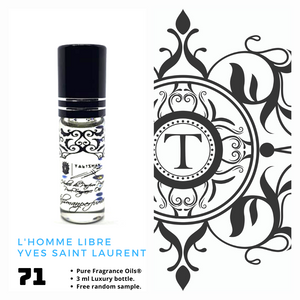 L'Homme Libre | Fragrance Oil - Him - 71 - Talisman Perfume Oils®