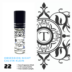 CK Obsession Night Inspired | Fragrance Oil - Him - 22 - Talisman Perfume Oils®