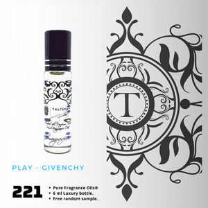 Play | Fragrance Oil - Him - 221 - Talisman Perfume Oils®