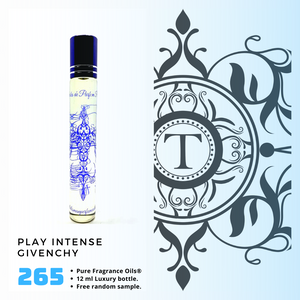 Play Intense | Fragrance Oil - Him - 265 - Talisman Perfume Oils®