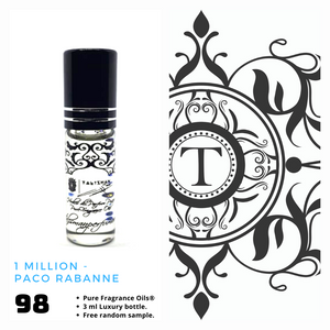 1 Million Inspired | Fragrance Oil - Him - 98 - Talisman Perfume Oils®