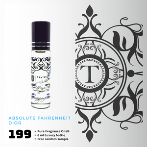 Absolute Fahrenheit - Dior - Him - Talisman Perfume Oils®