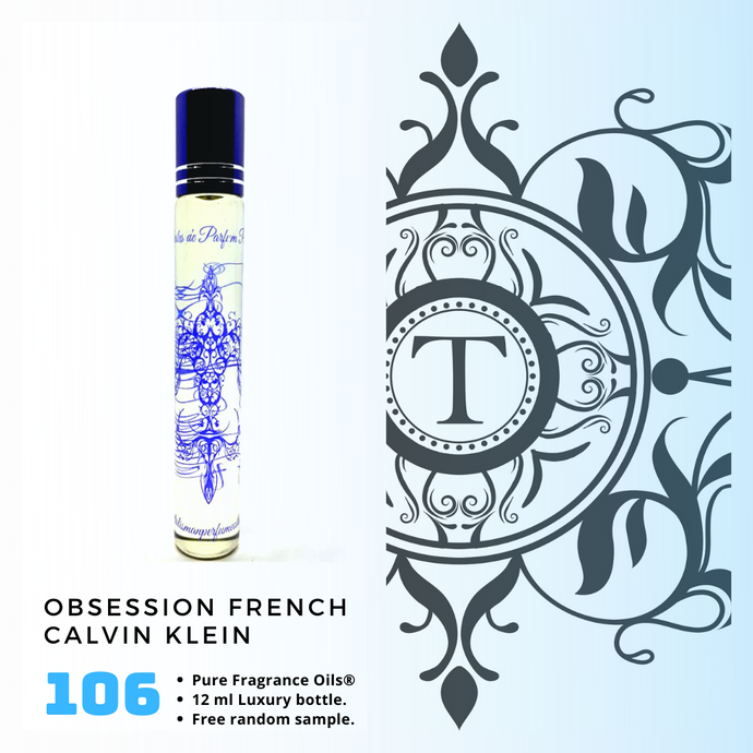 CK Obsession French Inspired | Fragrance Oil - Him - 106 - Talisman Perfume Oils®