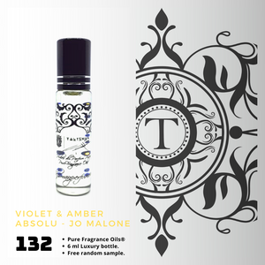 Violet & Amber Absolu | Fragrance Oil - Unisex - 132 - Talisman Perfume Oils®
