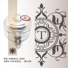 Load image into Gallery viewer, Ma&#39;amoul Abu Ghazal Blue - 80G - Talisman Perfume Oils®