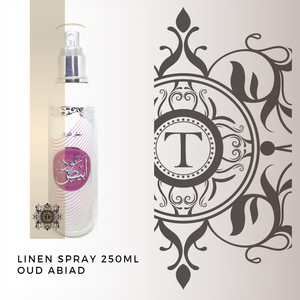 Oud Abiad - Linen Spray - 250ML - Talisman Perfume Oils®
