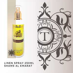 Shams Al Emarat - Linen Spray - 250ML - Talisman Perfume Oils®